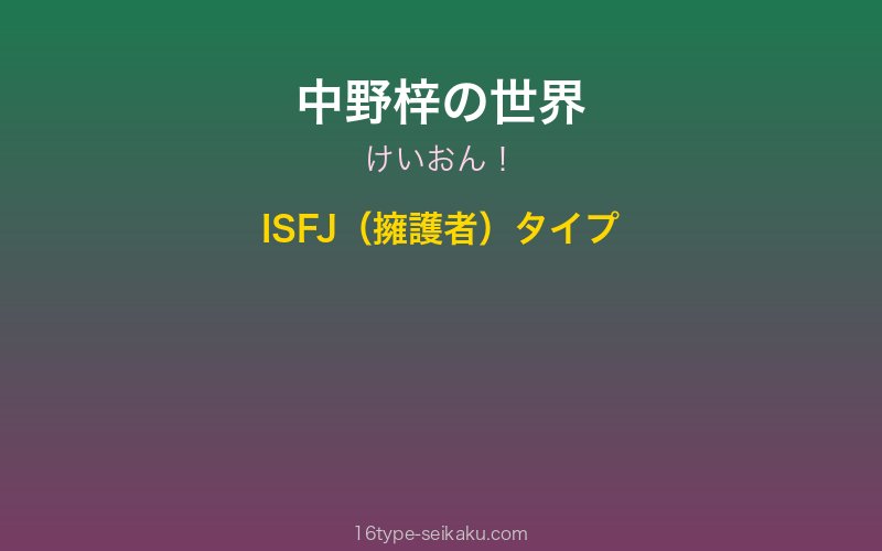 キャラクターイメージ