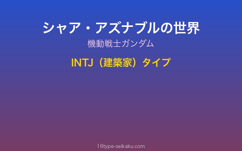 キャラクターイメージ