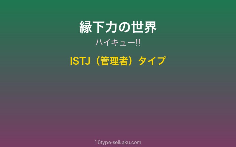 キャラクターイメージ