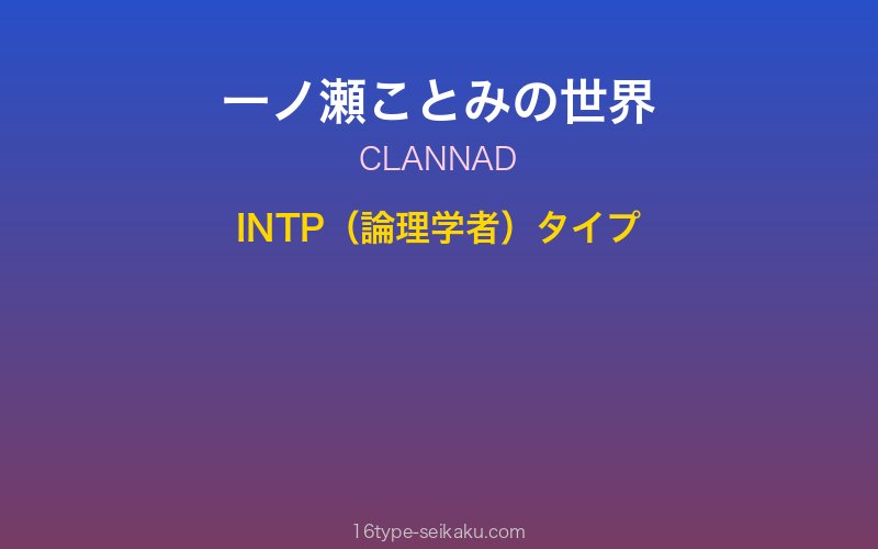 キャラクターイメージ