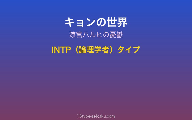 キャラクターイメージ