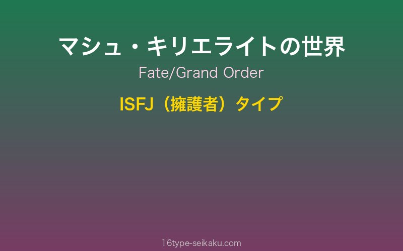 キャラクターイメージ