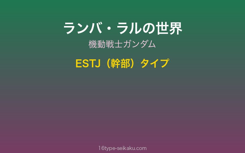 キャラクターイメージ