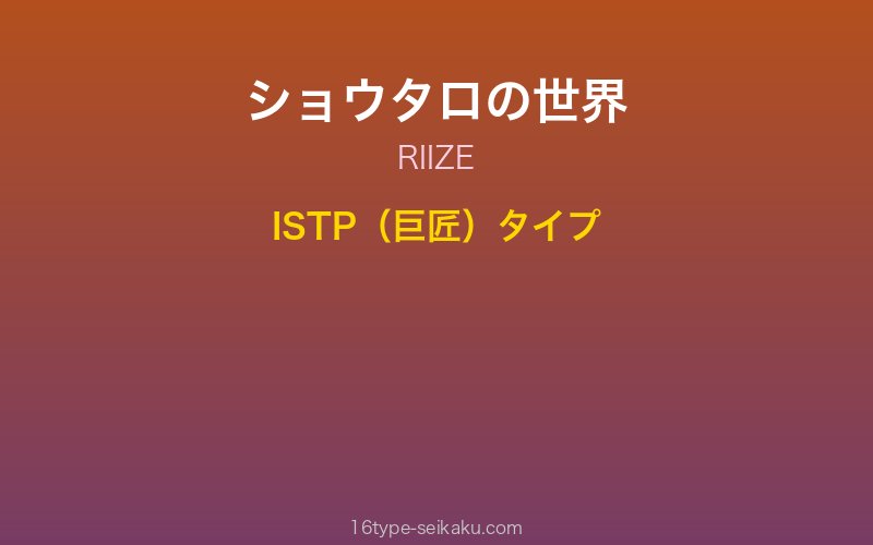 キャラクターイメージ