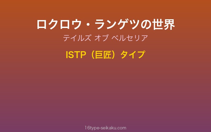 キャラクターイメージ