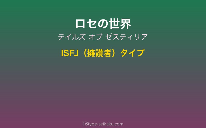 キャラクターイメージ