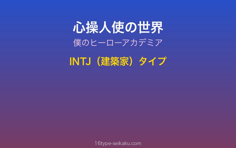 キャラクターイメージ