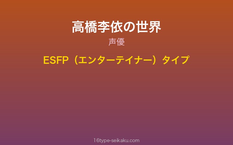 キャラクターイメージ