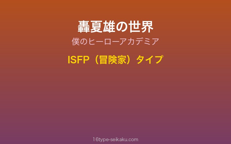 キャラクターイメージ