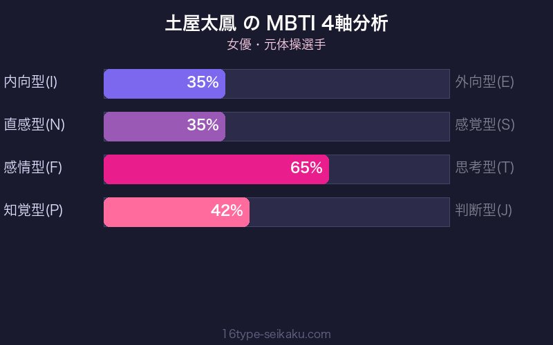 MBTI 4軸分析チャート