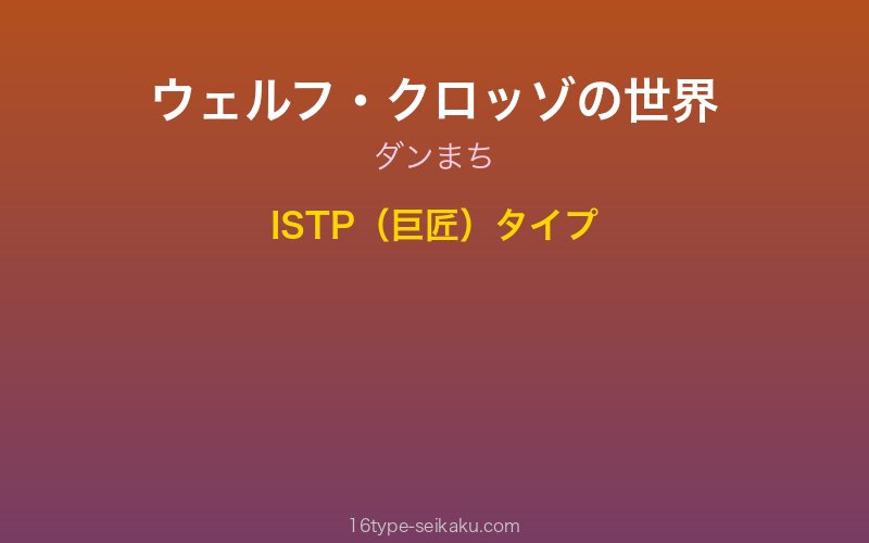 キャラクターイメージ