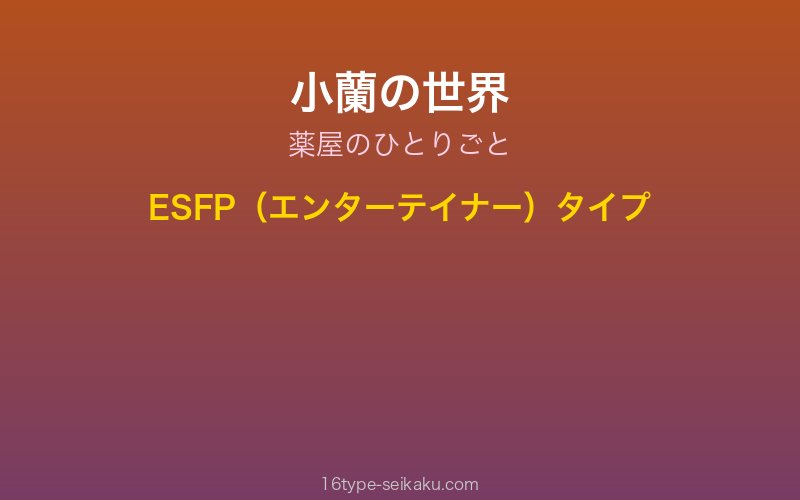 キャラクターイメージ