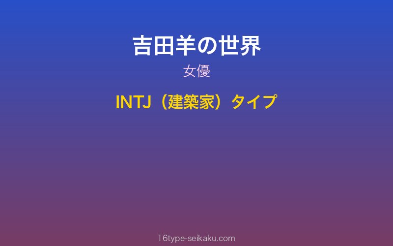 キャラクターイメージ