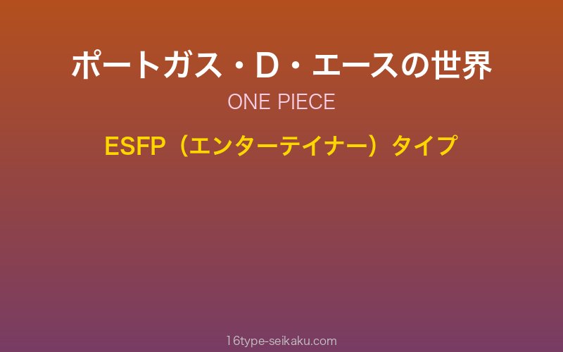 ポートガス・D・エースイメージ