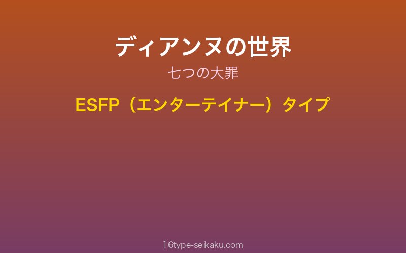 ディアンヌ キャラクターイメージ