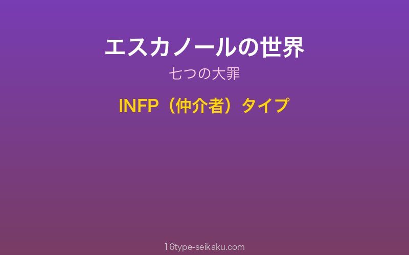 エスカノール キャラクターイメージ