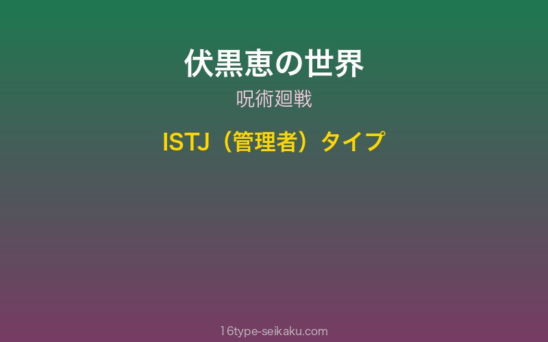 キャラクターイメージ