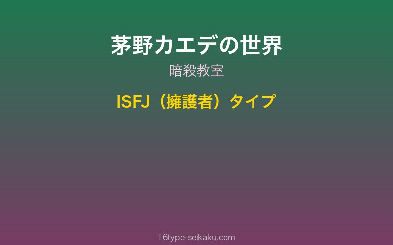 キャラクターイメージ