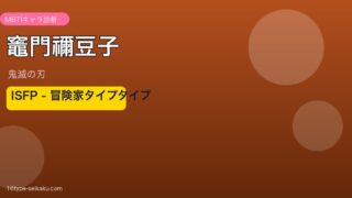 竈門禰豆子 ISFP アイキャッチ