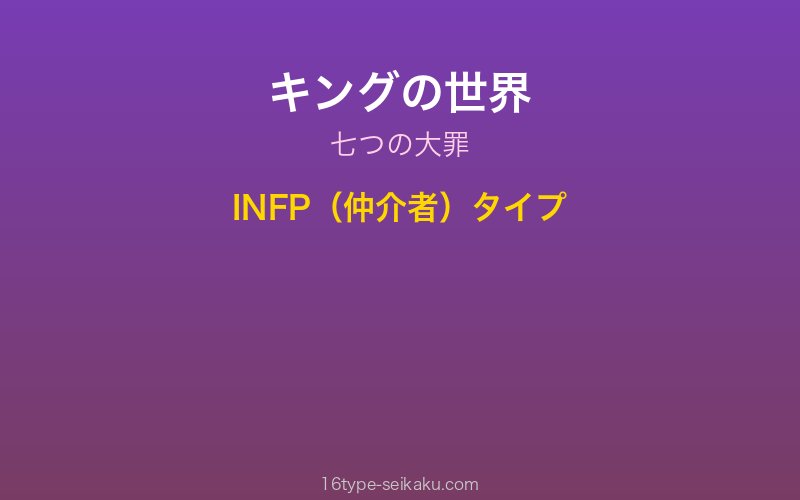 キング キャラクターイメージ