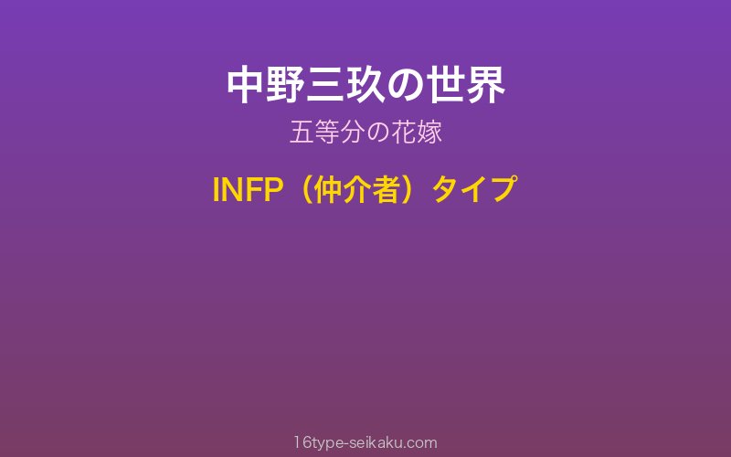 キャラクターイメージ