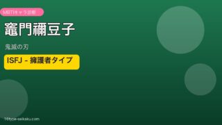 竈門禰豆子のMBTIアイキャッチ