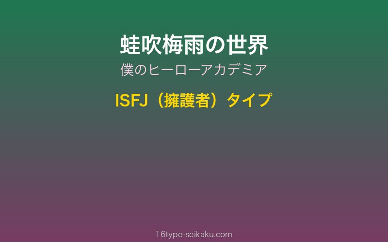 キャラクターイメージ