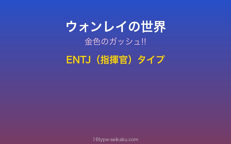 ウォンレイ キャラクターイメージ