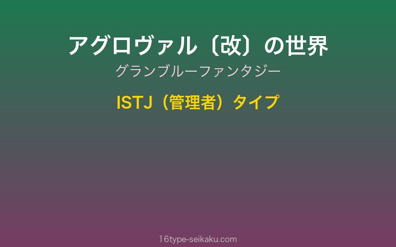 キャラクターイメージ