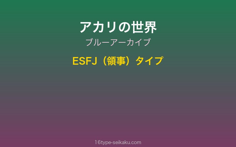 キャラクターイメージ