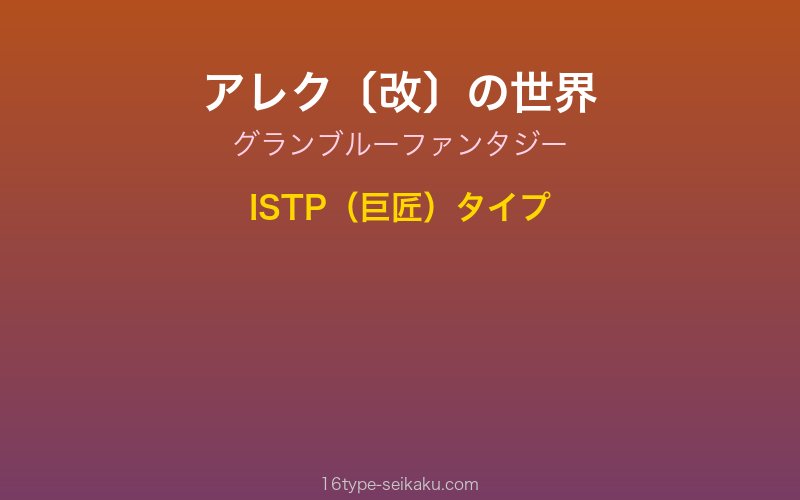 キャラクターイメージ