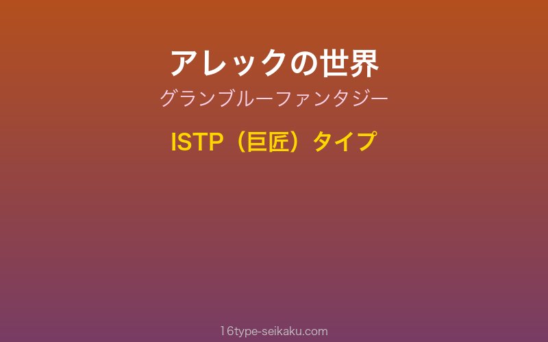 キャラクターイメージ