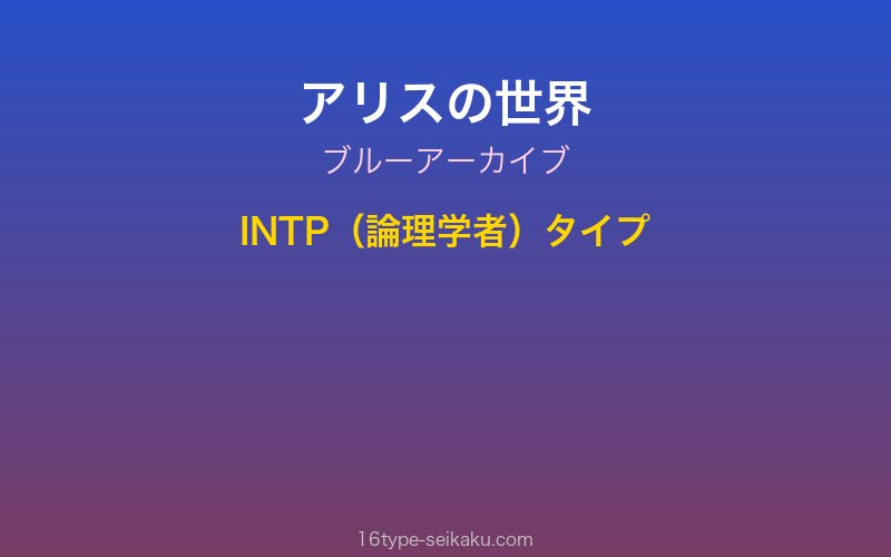 キャラクターイメージ