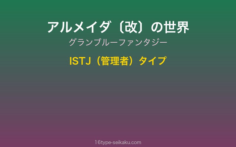 キャラクターイメージ