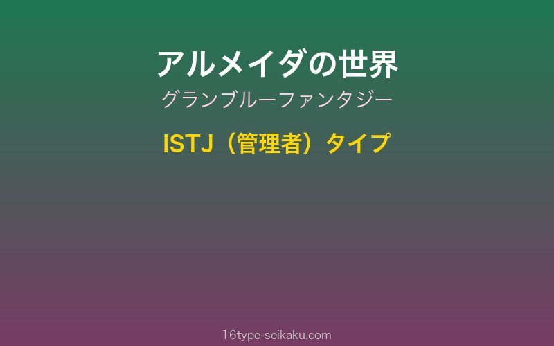 キャラクターイメージ