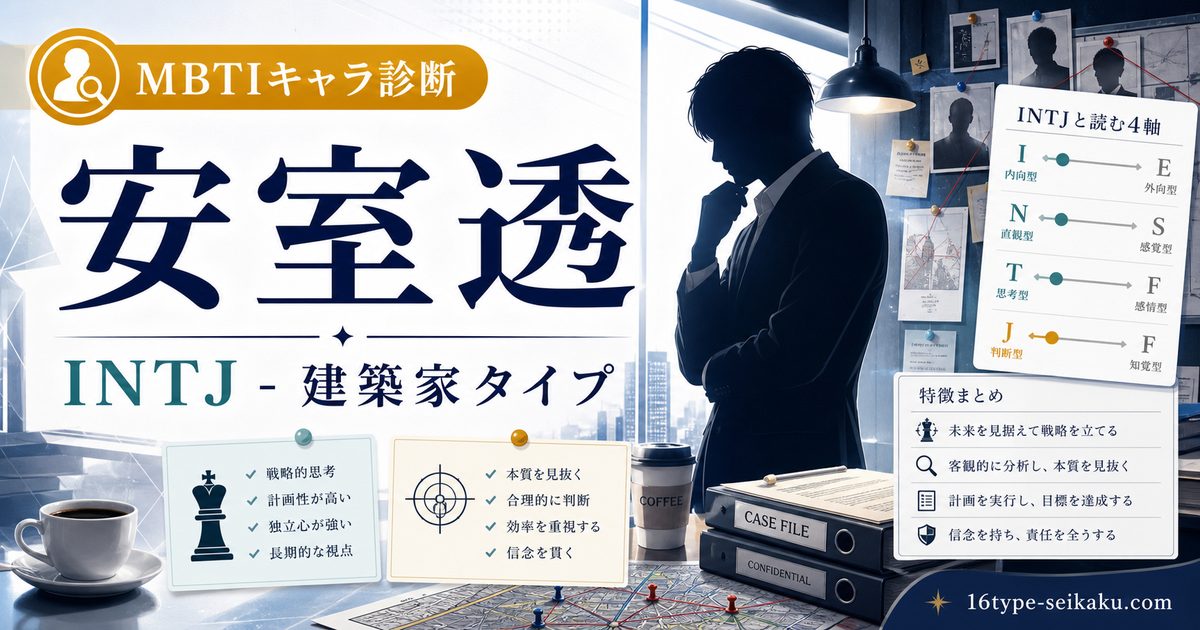 安室透のMBTIキャラ診断アイキャッチ画像