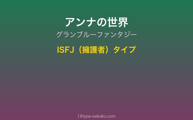 キャラクターイメージ