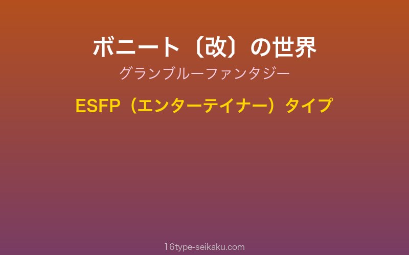 キャラクターイメージ