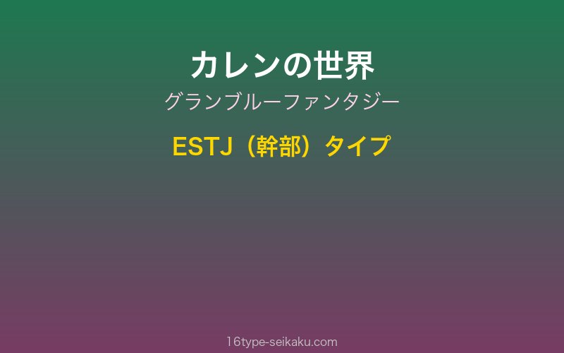 キャラクターイメージ