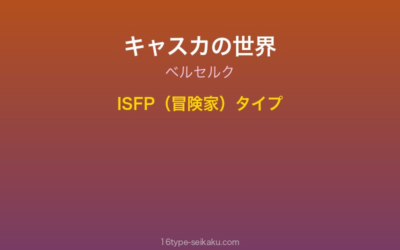 キャスカ キャラクターイメージ