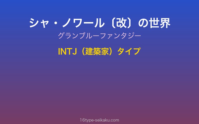 キャラクターイメージ
