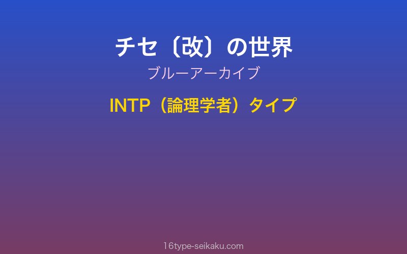 キャラクターイメージ