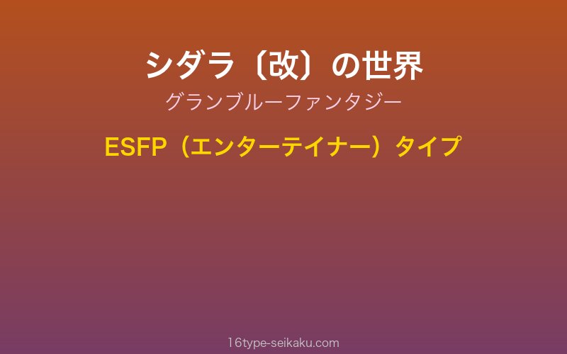キャラクターイメージ