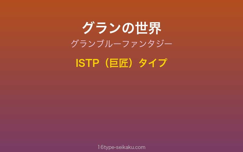 キャラクターイメージ