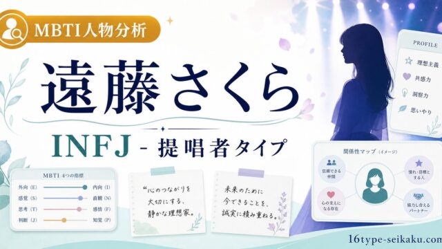 遠藤さくらのMBTI人物分析アイキャッチ画像