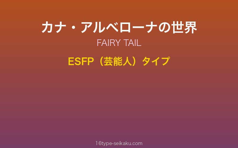 カナ・アルベローナ キャラクターイメージ