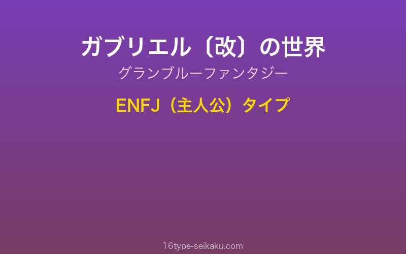 キャラクターイメージ