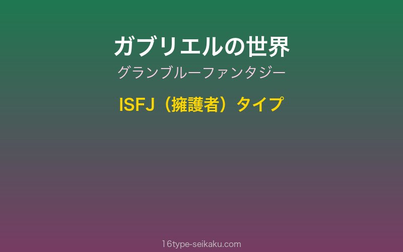 キャラクターイメージ