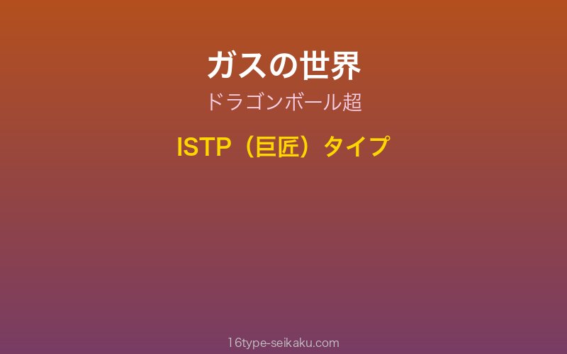 ガス キャラクターイメージ