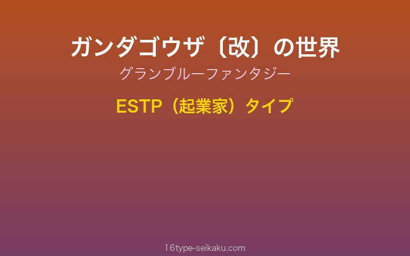 キャラクターイメージ